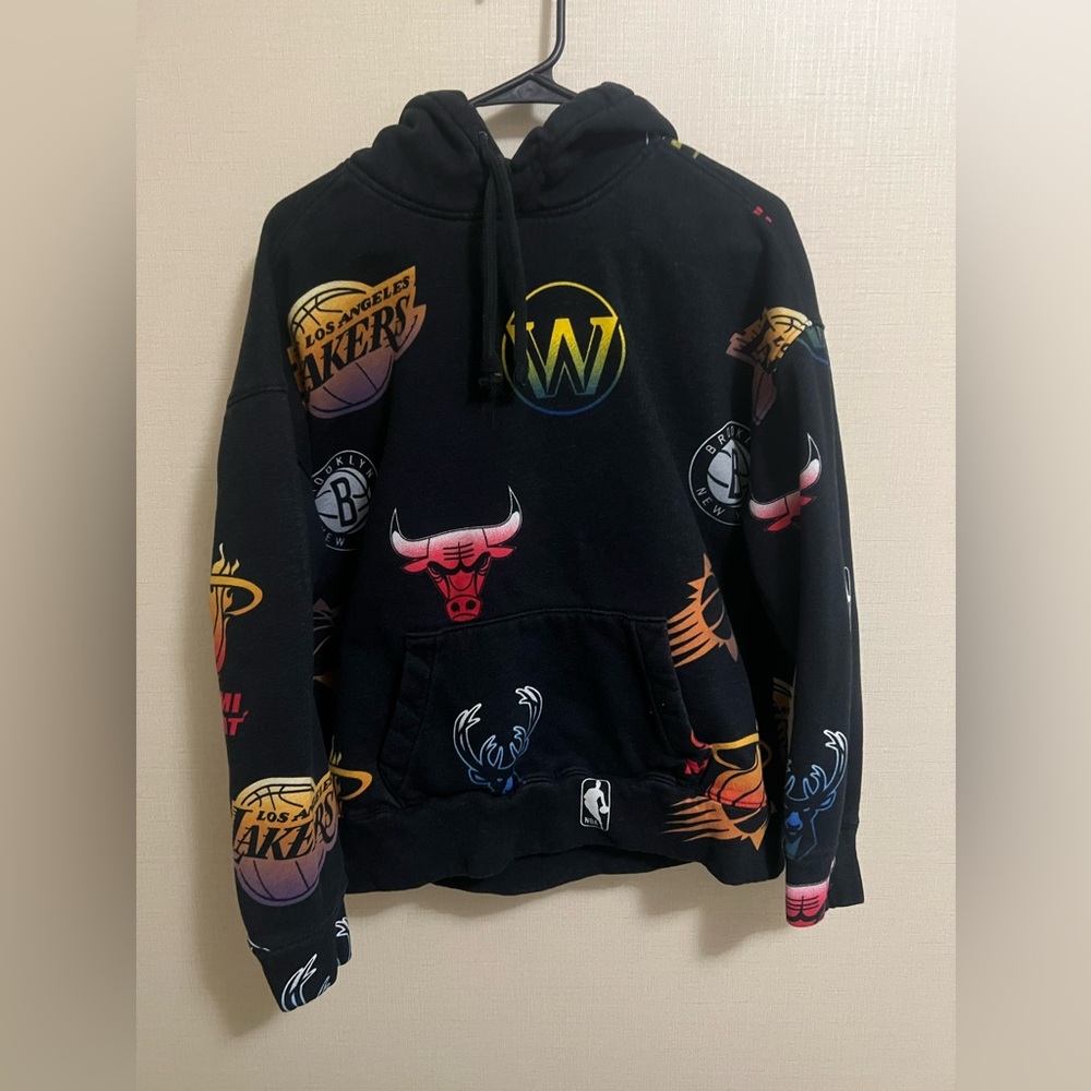 Black Nba hollister Hoodie oversized fit size s
